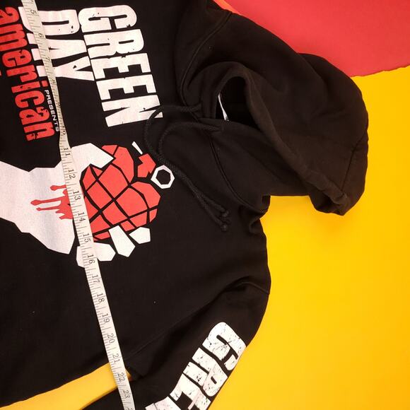 Rare 2004 Green Day American Idiot Tour Hoodie Mens Large - Picture 6 of 9